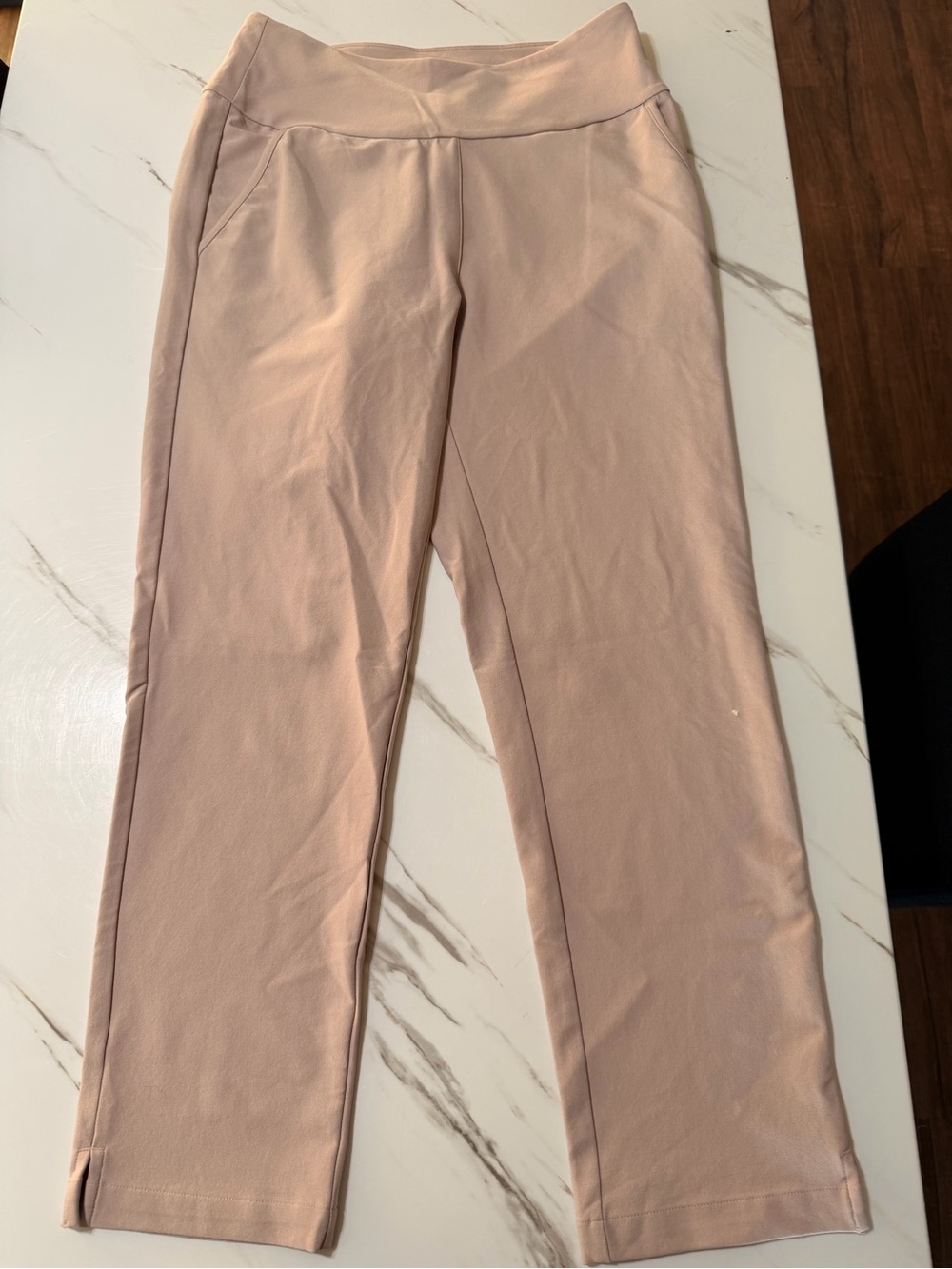 adidas Women's Light Pink Cropped Active Pants